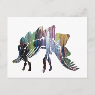 Stegosaurus Postkarte