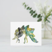 Stegosaurus Postkarte (Stehend Vorderseite)