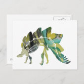 Stegosaurus Postkarte (Vorne/Hinten)