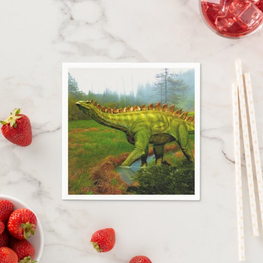 Stegosaurus Serviette (Beispiel)