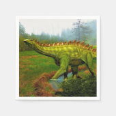 Stegosaurus Serviette (Vorderseite)