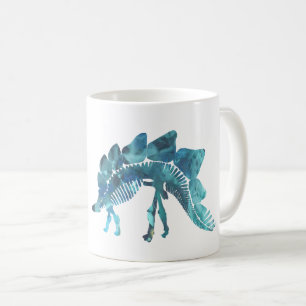 Stegosaurus-Skelett Kaffeetasse