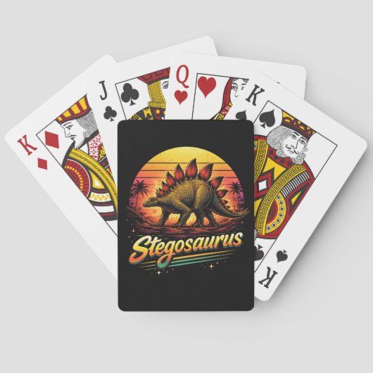Stegosaurus Spielkarten (Rückseite)