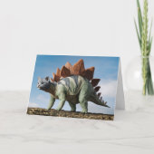 Stegosaurus Tabby Karte (Vorderseite)