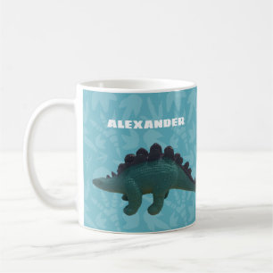 Stegosaurus Toy Dinosaur Blue und Green Kaffeetasse
