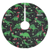 Stegosaurus triceratops polyester weihnachtsbaumdecke (Vorderseite)