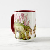 Stegosaurus und Friend Tasse (Vorderseite Links)