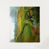 Stegosaurus Wandteppich (Vorderseite)