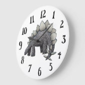 Stegosaurus-Wanduhr Große Wanduhr (Winkel)