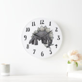 Stegosaurus-Wanduhr Große Wanduhr (Zuhause)