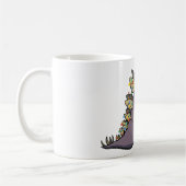 Stegosaurus-Weihnachtslicht-Tasse Tasse (Links)
