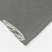 Stegosaurus zu den maximalen Dinosaurier-Knochen Fleecedecke (Ecke)