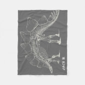 Stegosaurus zu den maximalen Dinosaurier-Knochen Fleecedecke (Vorderseite)