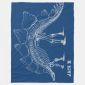 Stegosaurus zu den maximalen kundenspezifischen fleecedecke (Vorderseite)