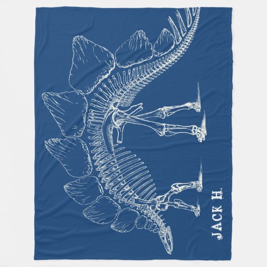 Stegosaurus zu den maximalen kundenspezifischen fleecedecke (Vorderseite)