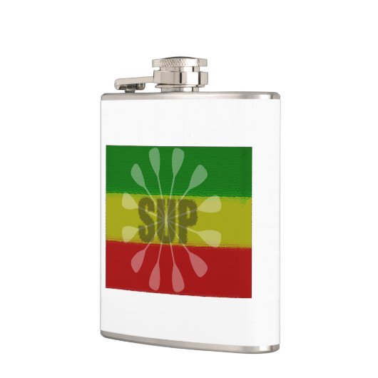 Steh auf Paddel, Paddelwirbel Flachmann (Links)