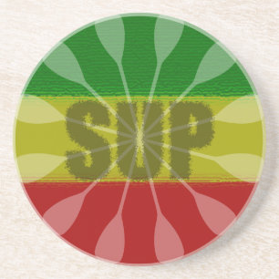 Steh auf Paddel, Paddelwirbel Getränkeuntersetzer