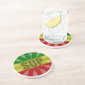 Steh auf Paddel, Paddelwirbel Getränkeuntersetzer (Seite)