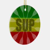 Steh auf Paddel, Paddelwirbel Keramik Ornament (Rechts)