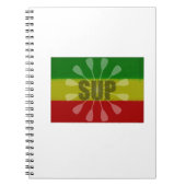 Steh auf Paddel, Paddelwirbel Notizblock (Vorderseite)