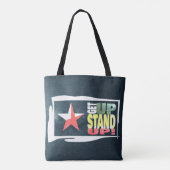 Steh auf, steh auf - Retro-Edition Tasche (Rückseite)