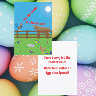 Steh auf und strahle, es ist Ostern Feiertagskarte
