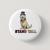 STEH AUFRECHT BUTTON (Vorderseite)