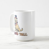STEH AUFRECHT KAFFEETASSE (Vorderseite Links)