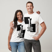 Steh deinen Boden Schach Turm T-Shirt (Unisex)