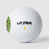 Steh dir nicht selbst im Weg Golfball (Logo)