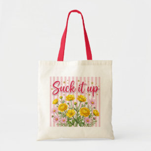 Steh Drüber Floral Cute Pink Einkaufstasche
