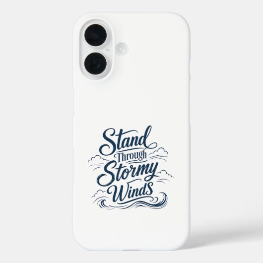 Steh Durch Stürmische Winde Nautical iPhone / iPad Case-Mate iPhone Hülle (Rückseite)