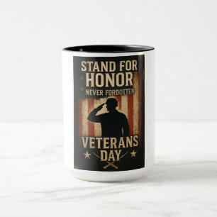 Steh für Ehre – Veterans Day Tribut Design Tasse