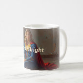 ✨ Steh Leuchtend Heldin Kriegerin Tasse (VorderseiteRechts)