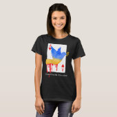 Steh mit der Ukraine Ace Of War Support Tee (Vorne ganz)
