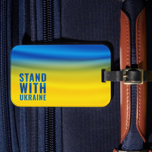 Steh mit Ukraine Gepäckanhänger