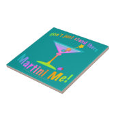 Steh nicht nur da - MARTINI ME Untersetzer Tile (Seite)