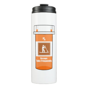 Steh up Paddle ist mein Medikament Thermosbecher