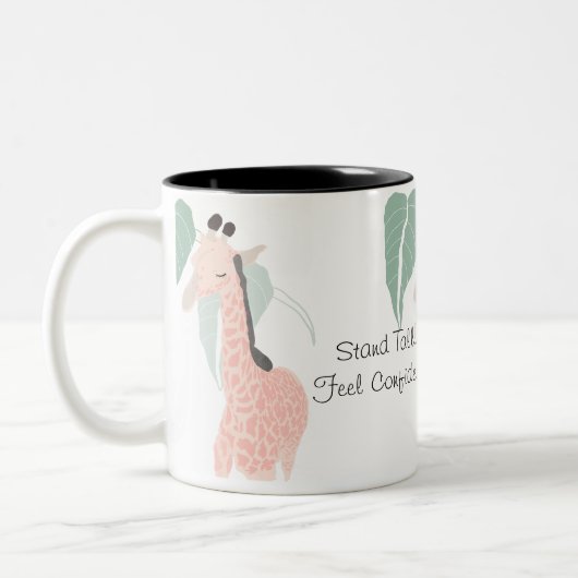 Stehe groß! Feel Confident Tasse (Links)