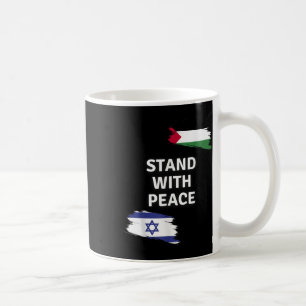 Stehe mit dem Frieden! Israel Palästina Shirt. Nei Kaffeetasse