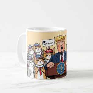 stehen für Ihre Katze Kaffeetasse