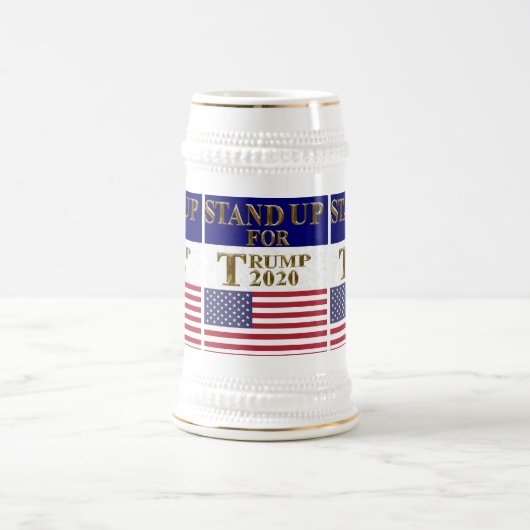 STEHEN FÜR TRUMP BIERGLAS (Mittel)