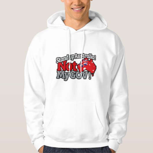 Stehen Sie auf Australien! Hoodie (Vorderseite)