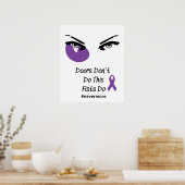 Stehen Sie auf! Poster (Küche)