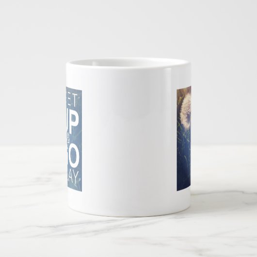 Stehen Sie auf u. gehen Sie Spiel Jumbo-Tasse (Vorderseite)