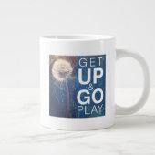 Stehen Sie auf u. gehen Sie Spiel Jumbo-Tasse (Rechts)