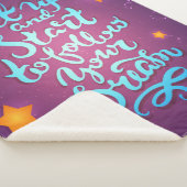 Stehen Sie auf und beginnen Sie, Ihre Träume zu Sherpadecke (3/4)