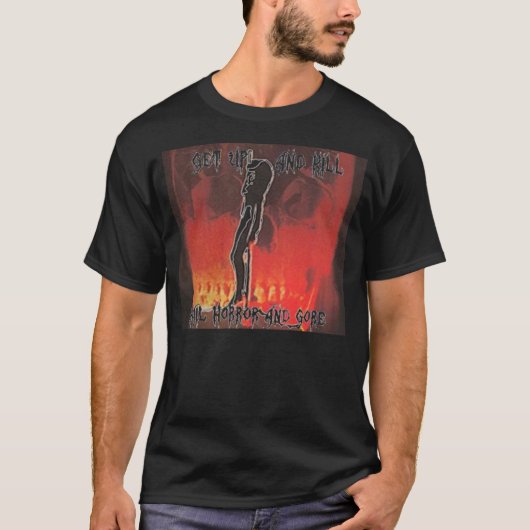Stehen Sie auf und töten Sie Kannibale-Holocaust T-Shirt (Vorderseite)