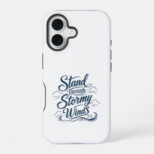 Stehen Sie Durch Stürmische Winde Nautical iPhone1 iPhone 16 Hülle