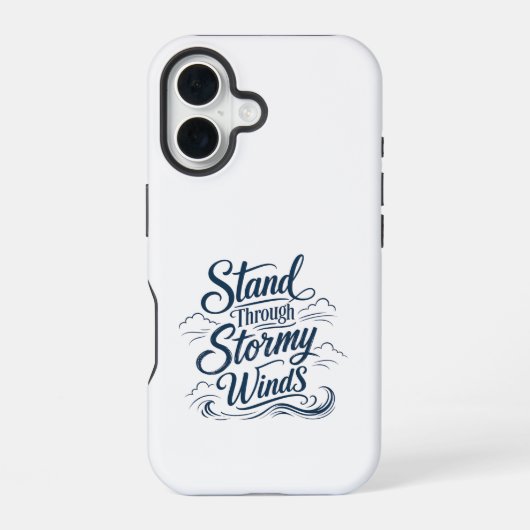 Stehen Sie Durch Stürmische Winde Nautical iPhone1 iPhone 16 Hülle (Rückseite)
